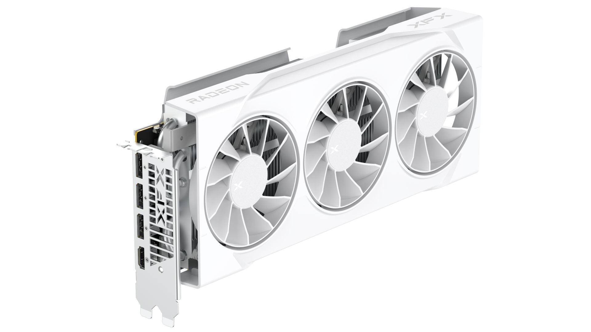 XFX Swift AMD Radeon RX 9070 XT White Triple Fan 16GB GDDR6 Gaming Graphics Card — RDNA 4 HDMI 3x DisplayPort