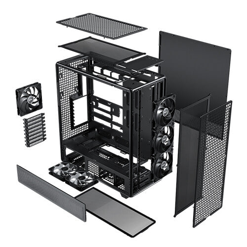Antec 900 Full Tower E-ATX Threadripper AI Workstation Gaming Case 6x PWM Fans USB-C 10Gbps GPU 420mm