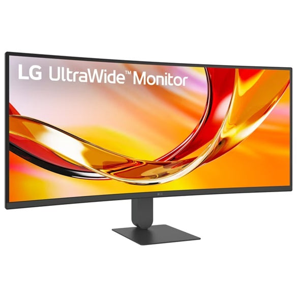 LG 34" UltraWide WQHD 144Hz VA Curved Monitor 3440x1440 21:9 1800R HDR10 USB-C 65W DP HDMI Height Adjust