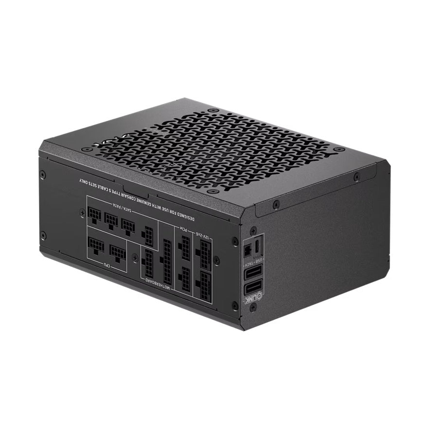 Corsair HX1500i SHIFT 1500W Fully Modular 80+ Platinum ATX 3.1 140mm FDB Fan DSP 6x PCIe 10YR Warranty