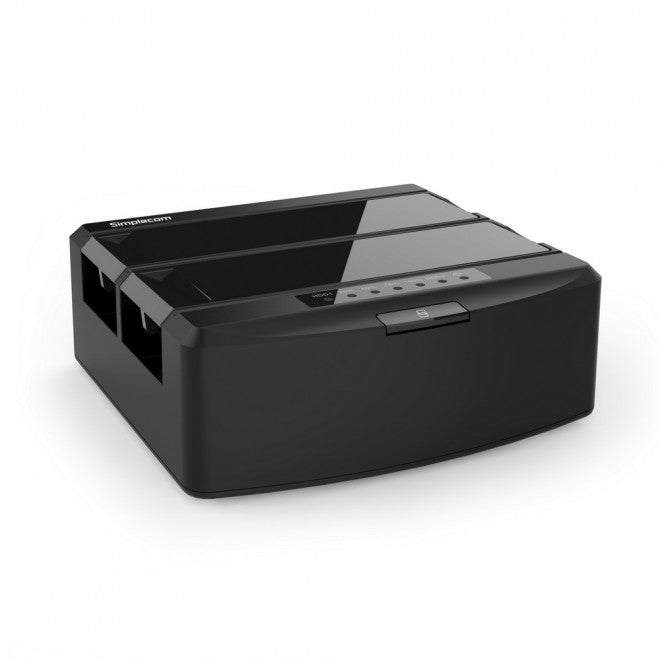 Simplecom SD312 Dual Bay USB 3.0 Docking Station for 2.5" and 3.5" SATA HDD SSD Black
