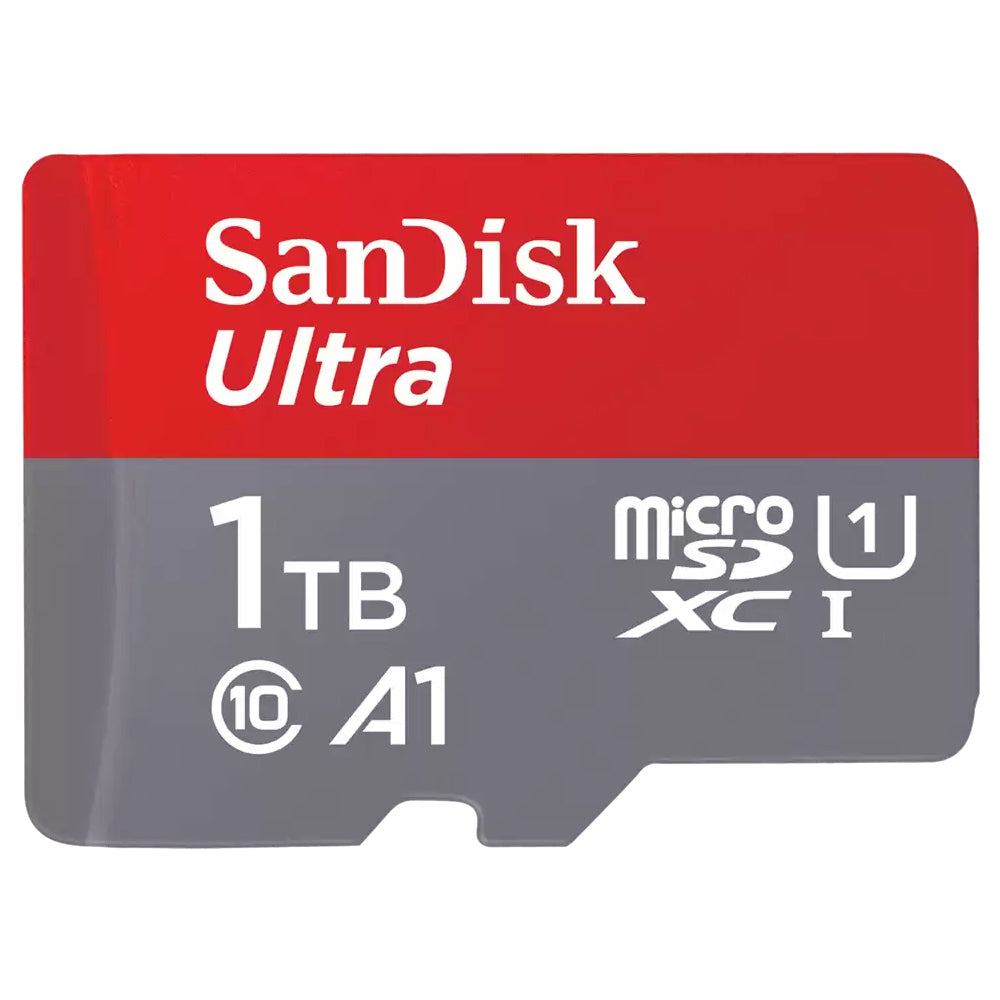SanDisk Ultra 1TB microSDXC UHS-I Memory Card 150MB/s Class 10 10YR Warranty