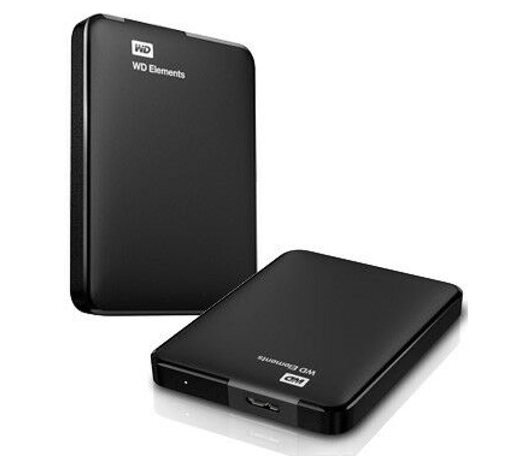 Western Digital WD Elements 4TB 2.5" USB 3.0 Portable External Hard Drive Slim Shockproof NTFS Windows