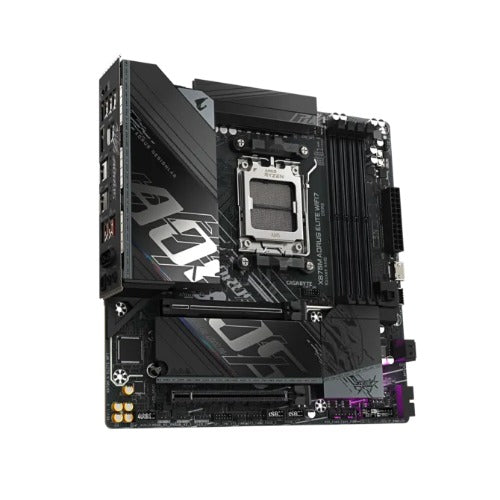 Gigabyte X870M AORUS ELITE WIFI7 Micro-ATX AMD AM5 Motherboard 4x DDR5 256GB PCIe 5.0 M.2 USB4 Wi-Fi 7 BT 5.4 5GbE
