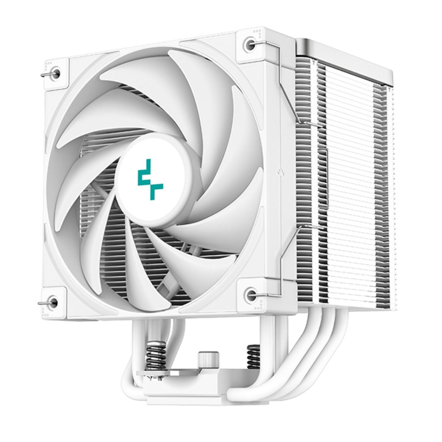 DeepCool AK500 White Single Tower CPU Cooler — 5 Copper Heat Pipes 120mm FDB PWM Fan 240W LGA2066/2011/1700/1200