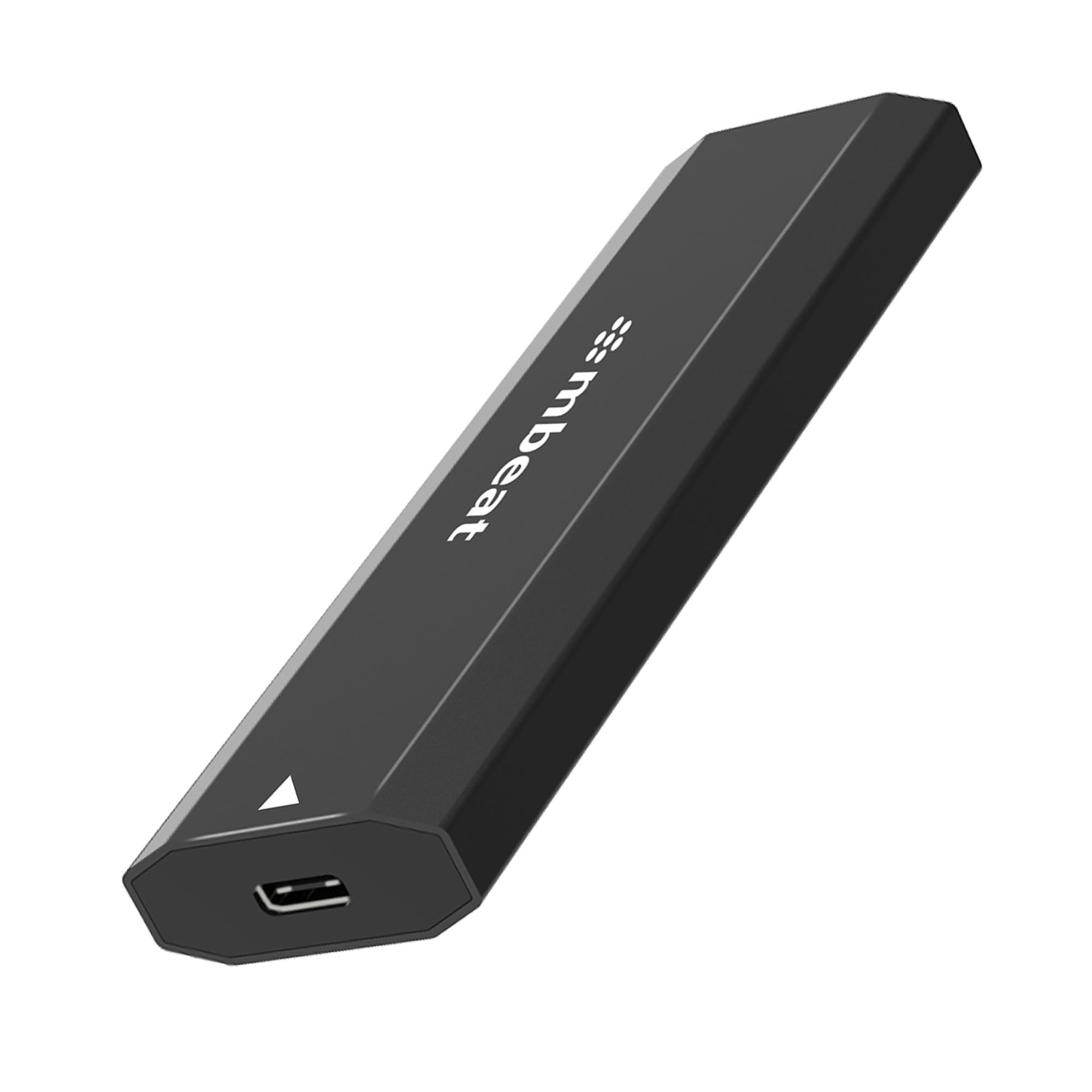 mbeat Elite USB-C to M.2 SSD Enclosure Pocket Size M Key B+M Key 2230/2242/2260/2280 NVMe SATA 50cm Cable