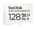 SanDisk High Endurance 128GB microSD Card 100MB/s Read 40MB/s Write 10000hrs 4K UHD V30 U3 Dash Cam Security Camera