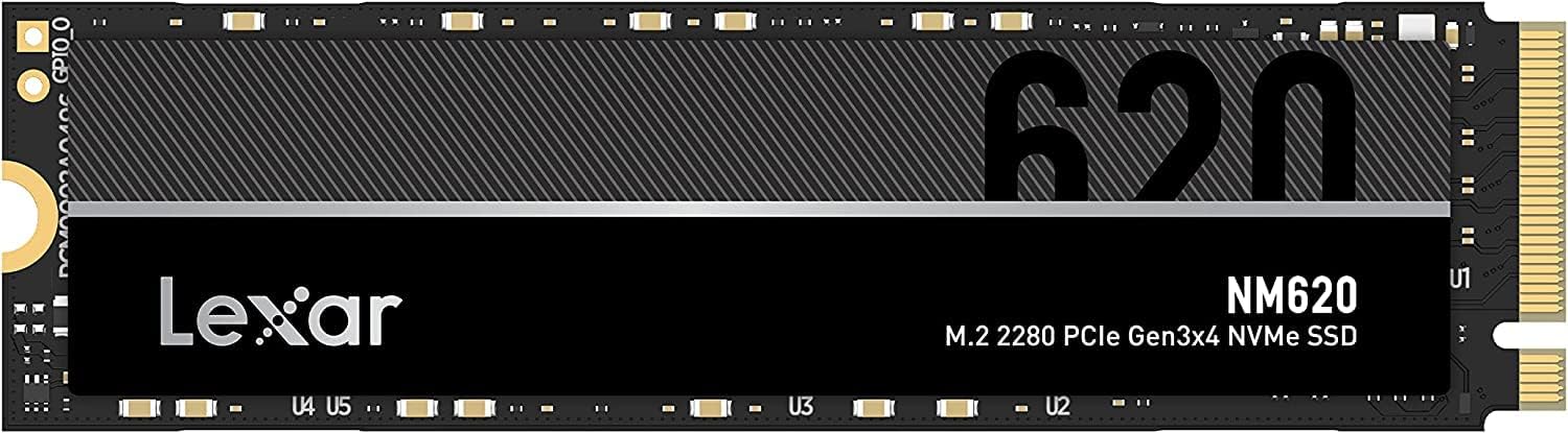 Lexar NM620X 512GB M.2 2280 PCIe Gen3 x4 NVMe SSD — 3500MB/s Read 2400MB/s Write