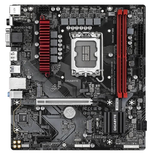 Gigabyte B760M GAMING AC DDR4 GEN5 Micro-ATX Intel B760 LGA1700 Motherboard — DDR4 PCIe 5.0 Wi-Fi AC 2.5GbE M.2