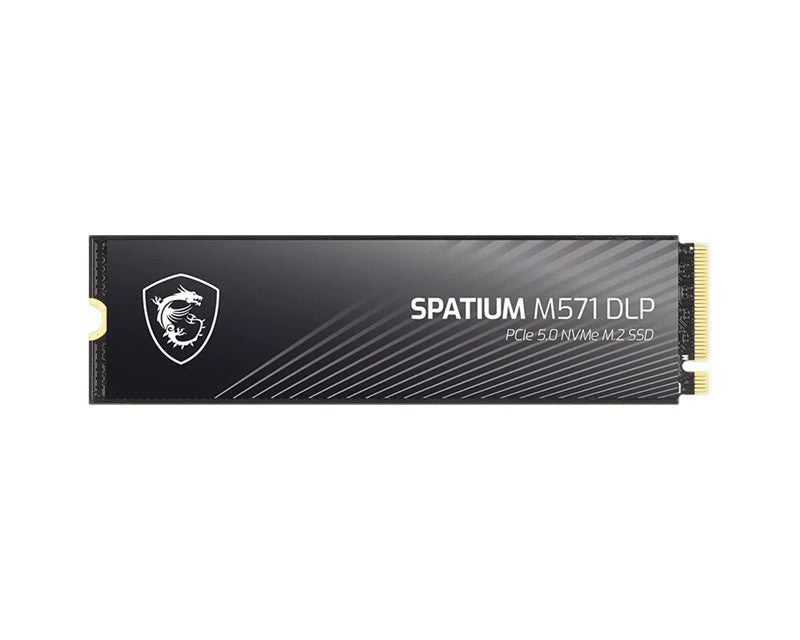 MSI SPATIUM M571 DLP 4TB M.2 2280 PCIe Gen5 NVMe SSD — 14500MB/s Read 11000MB/s Write 2800TBW 5YR