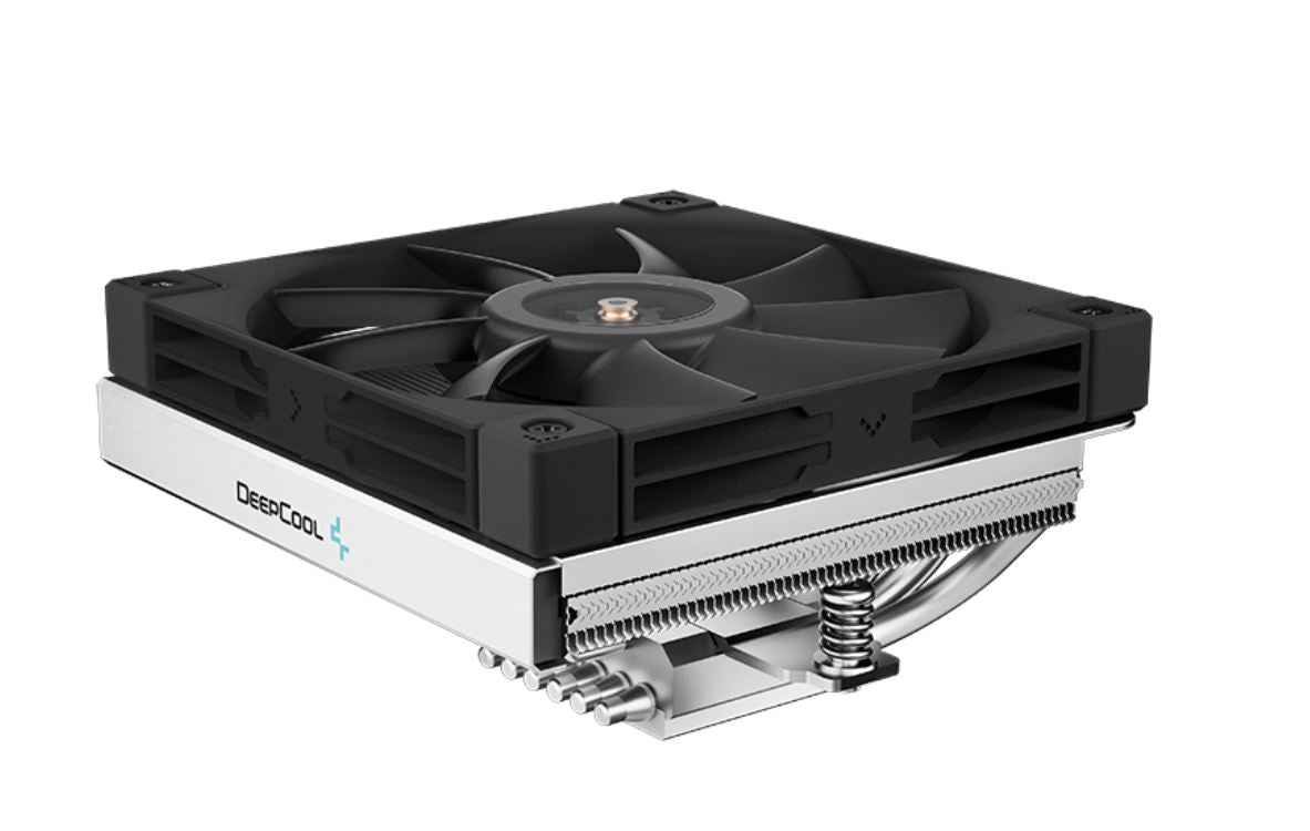 DeepCool AN600 Top-Flow Low-Profile CPU Cooler 180W 6 Heat Pipes Intel LGA1851/1700/1200/115X AMD AM5/AM4