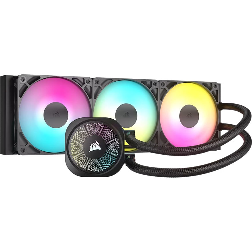 Corsair NAUTILUS 360 RS ARGB 360mm AIO Liquid CPU Cooler RGB Copper Cold Plate 3-Fan Intel AMD
