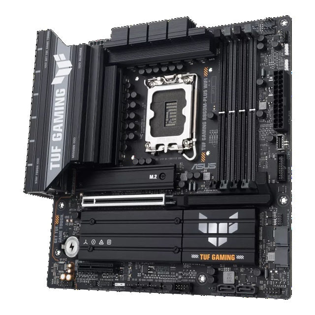 ASUS TUF GAMING B860M-PLUS WIFI Micro-ATX Intel B860 LGA1851 Motherboard — DDR5 Wi-Fi 7 PCIe 5.0 3xM.2