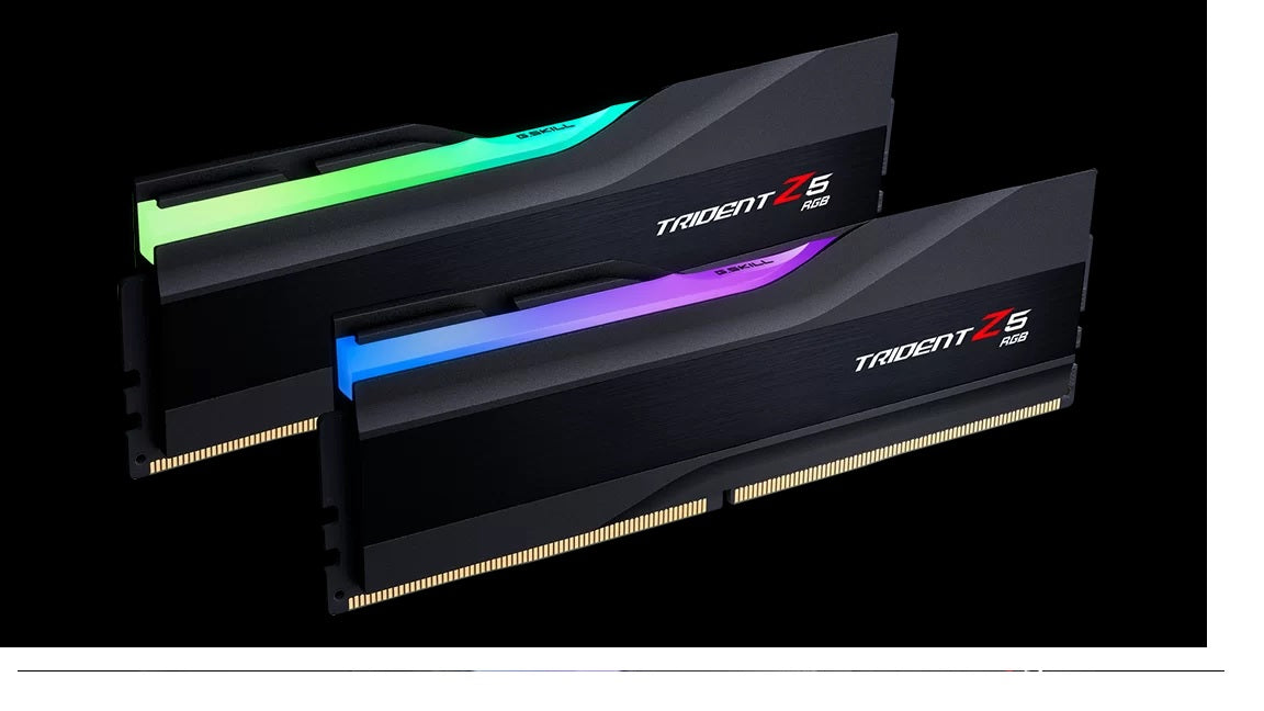 G.SKILL Trident Z5 RGB 64GB (2x32GB) DDR5-6000 CL30 XMP 3.0 Desktop RAM Black — TZ5RK