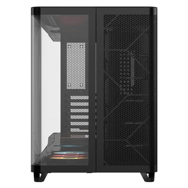 Corsair AIR 5400 RS-R ARGB Black Triple-Chamber ATX E-ATX Mid-Tower Case 360mm Rad Glass USB-C ARGB