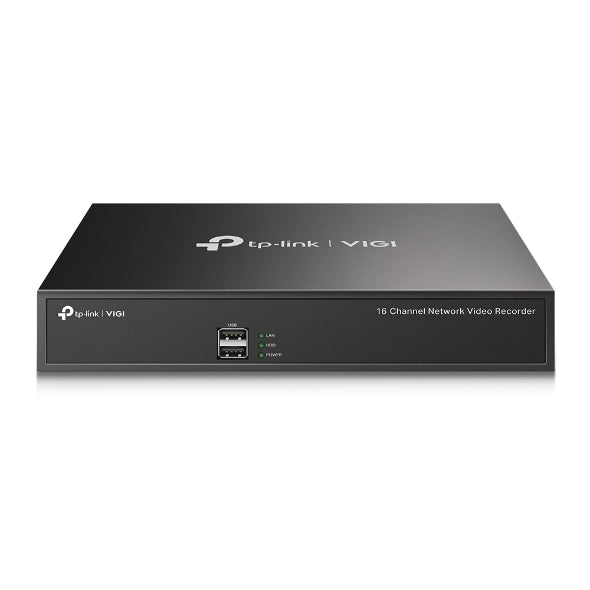 TP-Link VIGI NVR1016H 16 Channel Network Video Recorder — 24/7 Recording Up to 10TB Up to 8MP (HDD Not Included)