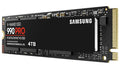 Samsung 990 Pro 4TB M.2 2280 PCIe Gen4 NVMe SSD — 7450MB/s Read 6900MB/s Write AES 2400TBW 5YR