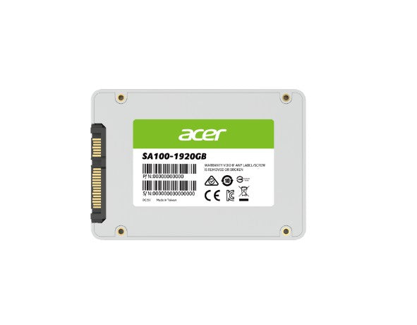 Acer SA100 1920GB 2.5" SATA III SSD — 549MB/s Read 449MB/s Write 3D NAND 3YR