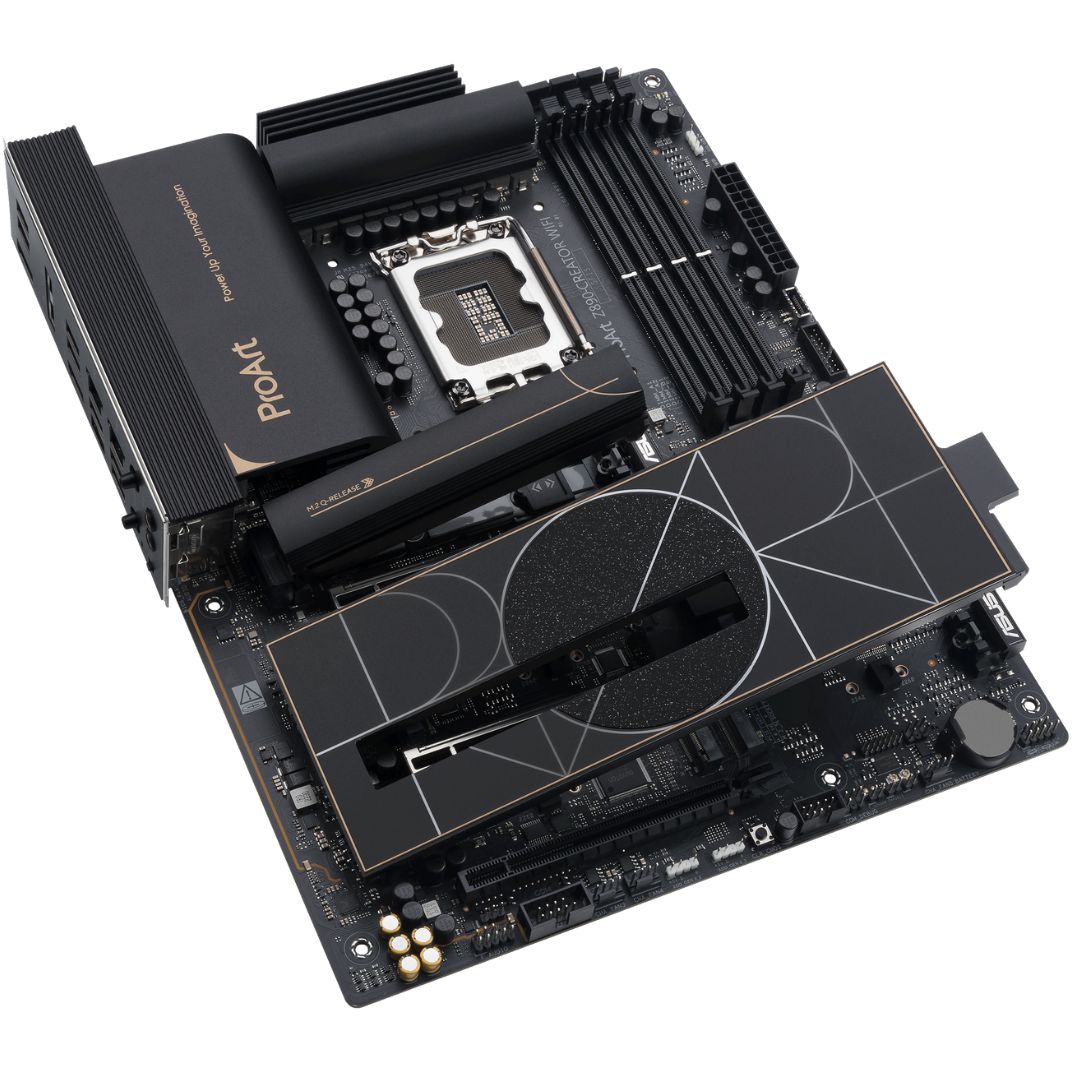 ASUS ProArt Z890-CREATOR WIFI ATX Intel LGA1851 Motherboard 4x DDR5 5x M.2 4x SATA 3x Thunderbolt 12.5GbE Wi-Fi 7