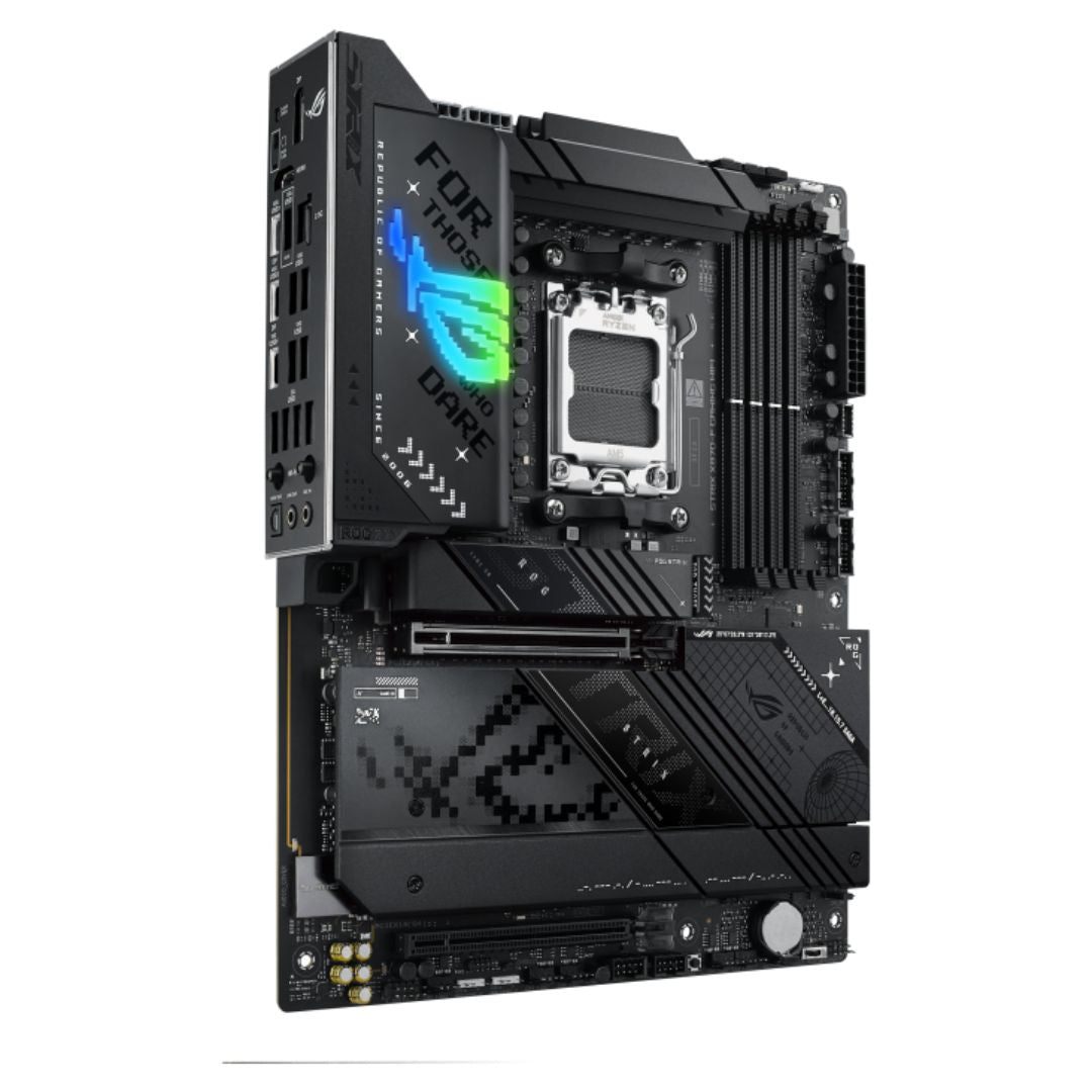 ASUS ROG STRIX X870-F GAMING WIFI ATX AMD AM5 Motherboard DDR5 192GB PCIe 5.0 4x M.2 Wi-Fi 7 HDMI DP 2x