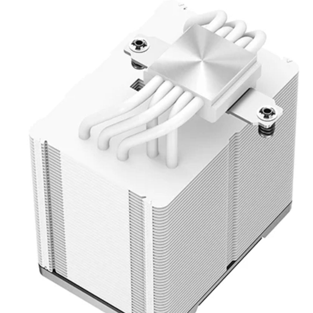 DeepCool AK500 White Single Tower CPU Cooler — 5 Copper Heat Pipes 120mm FDB PWM Fan 240W LGA2066/2011/1700/1200