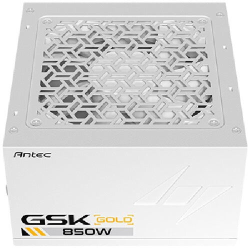 Antec GSK850 V2 White 850W 80+ Gold Fully Modular ATX 3.1 PCIe 5.1 12VHPWR 7YR Warranty
