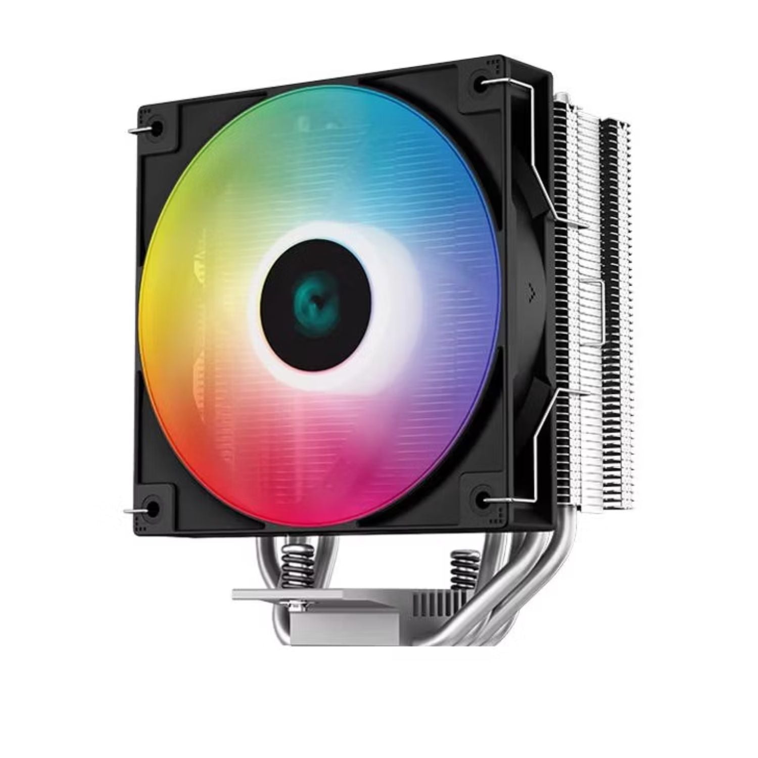 DeepCool AG400 ARGB Single Tower CPU Cooler — 4 Heat Pipes 120mm Static ARGB Fan TDP 220W LGA1851/1700/1200/115X AM5/AM4
