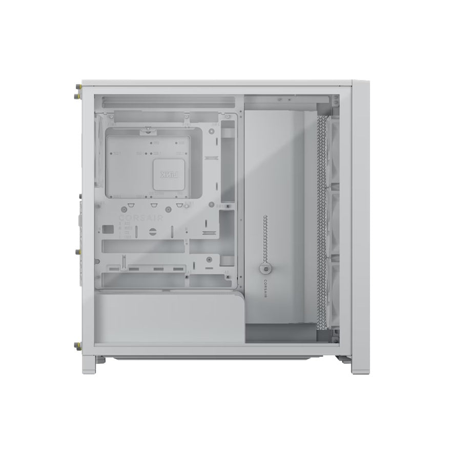 Corsair FRAME 4000D Wood RS White/Oak E-ATX ATX Modular Mid-Tower Case Tempered Glass GPU 430mm USB-C