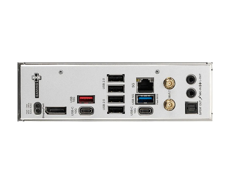 MSI B850 GAMING PLUS WIFI ATX AMD AM5 Motherboard 4x DDR5 8200MHz OC PCIe 5.0 M.2 Gen5 Wi-Fi 7 5Gb LAN USB 10G