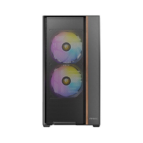 Antec Flux Rear ATX mATX ITX Tempered Glass Case 5x ARGB Fans 360mm Radiator GPU 400mm Mid-Tower