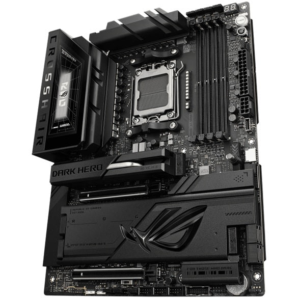 ASUS ROG CROSSHAIR X870E DARK HERO ATX AMD AM5 Motherboard DDR5 256GB PCIe 5.0 5x M.2 Wi-Fi 7 10GbE+5GbE USB4