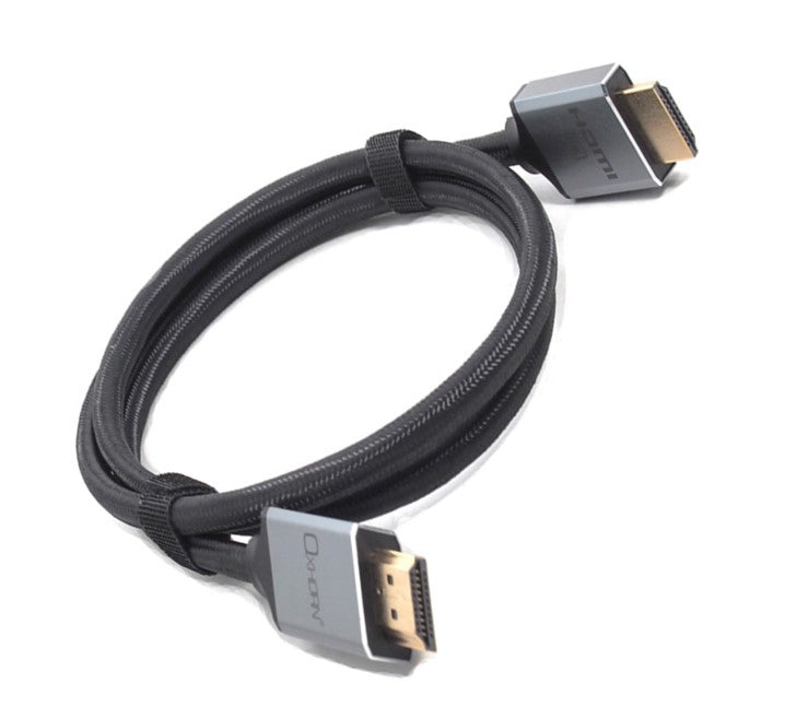 Oxhorn HDMI2.1 8K@60Hz 3D Ultra Certified Ethernet Aluminum Header Cable 1.8m Male to Male Retail Pack