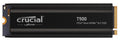 Crucial T500 4TB PCIe Gen4 NVMe M.2 2280 SSD with Heatsink