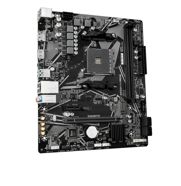 Gigabyte B550M H ARGB Micro-ATX AMD B550 AM4 Motherboard — DDR4 PCIe 4.0 HDMI 2.1 M.2