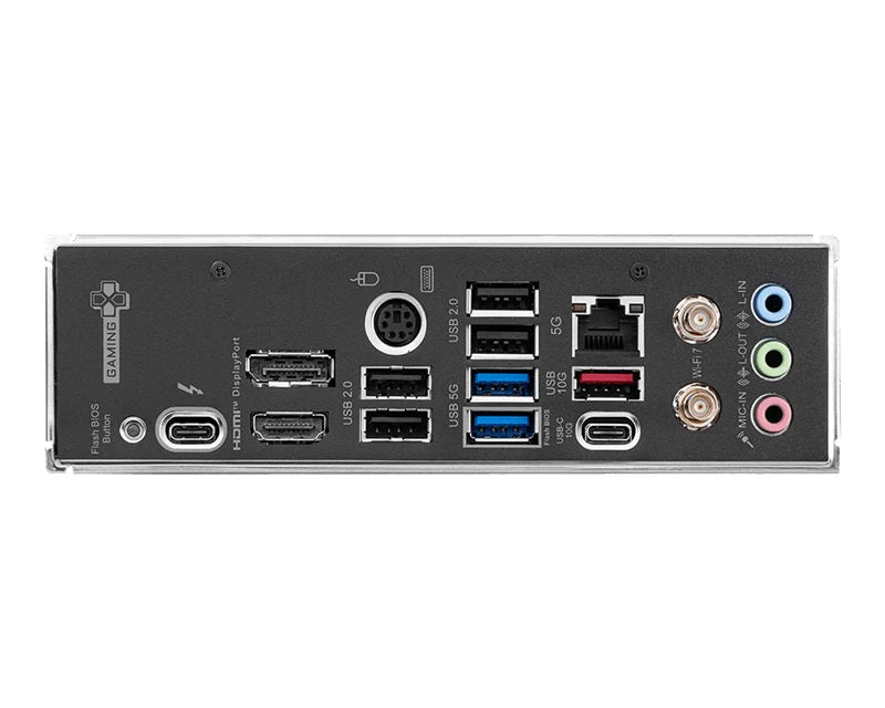 MSI Z890 GAMING PLUS WIFI ATX Intel Z890 LGA1851 Motherboard — DDR5 Wi-Fi 7 4xM.2 PCIe 5.0 USB-C 2x USB-C