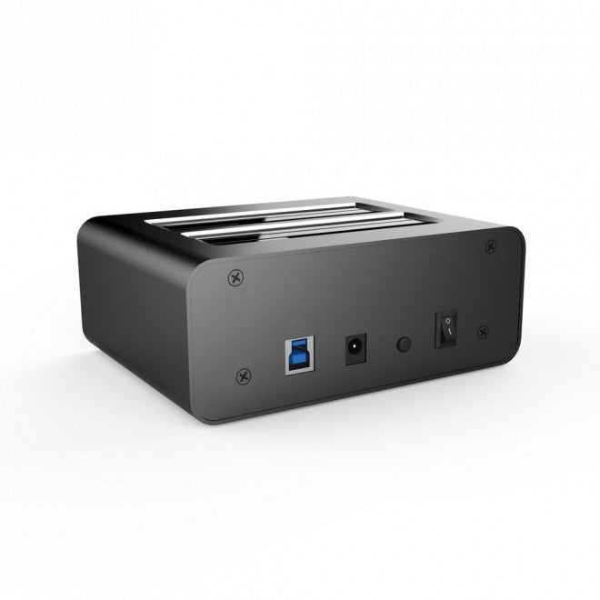 Simplecom SD352 USB 3.0 Dual SATA Aluminium Docking Station with 3-Port USB Hub and 2.1A Charger