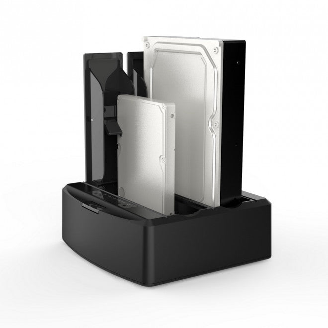 Simplecom SD312 Dual Bay USB 3.0 Docking Station for 2.5" and 3.5" SATA HDD SSD Black