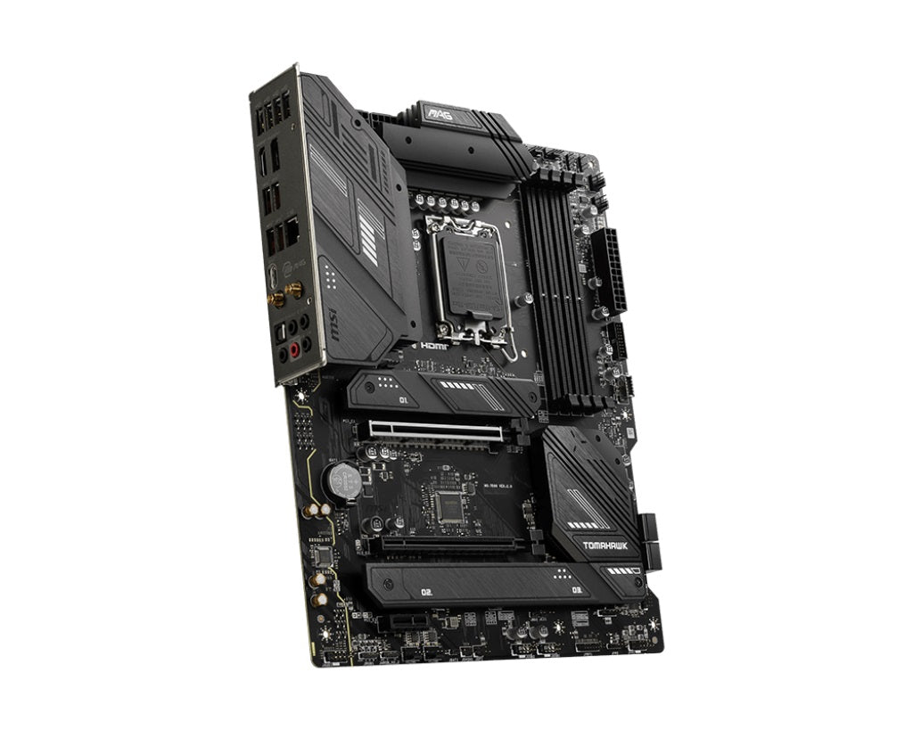 MSI MAG B760 TOMAHAWK WIFI ATX Intel B760 LGA1700 Motherboard — DDR5 Killer Wi-Fi 6E 4-Slot 3xM.2 USB-C