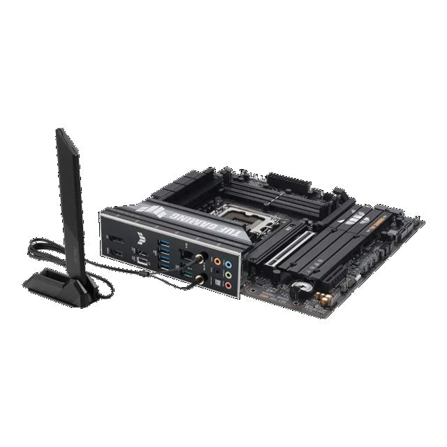 ASUS TUF GAMING B860M-PLUS WIFI Micro-ATX Intel B860 LGA1851 Motherboard — DDR5 Wi-Fi 7 PCIe 5.0 3xM.2