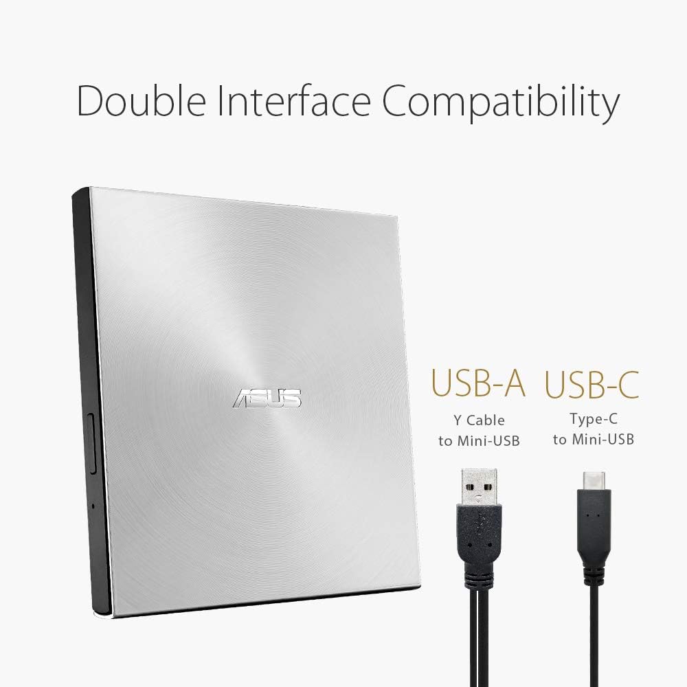 Asus ZenDrive U9M Ultra-Slim External DVD Writer USB-C