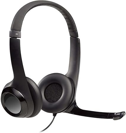 Logitech H390 USB Wired Headset with Noise-Cancelling Mic
