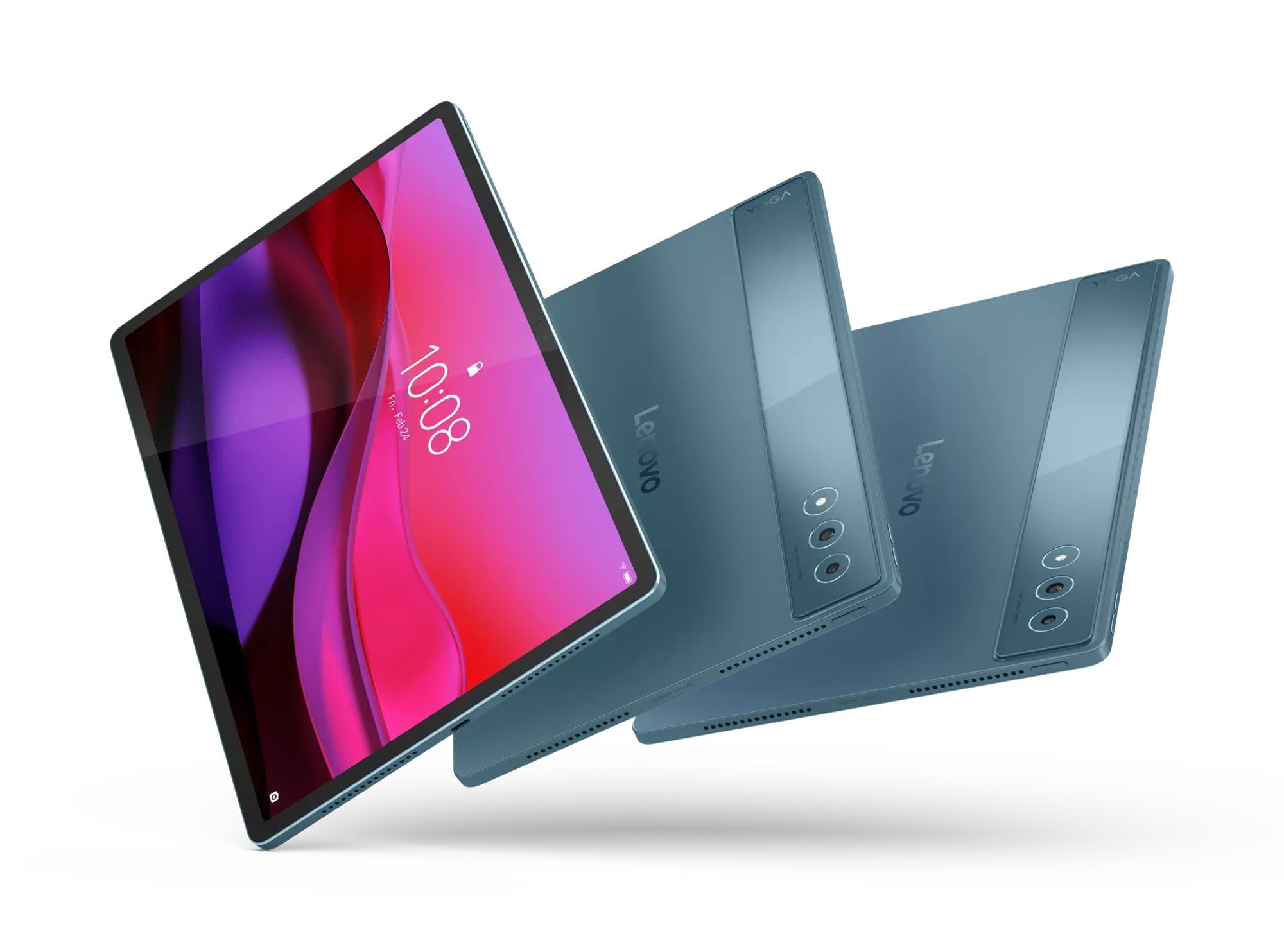 Lenovo Yoga Tab Plus AI 12.7" Wi-Fi 16GB 512GB Android Tablet with Keyboard and Pen Tidal Teal — 13MP 10200mAh