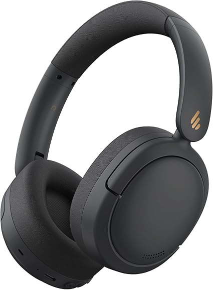 EDIFIER W800BT PLUS Bluetooth Over the Ear Wireless Headphone Black - Wireless BT 5.1/Long 50hr Battery Life/40mm Drivers