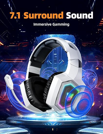 Stereo Gaming Headset for PS4 PS5 Xbox RGB 7.1