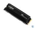 Crucial T700 4TB M.2 2280 PCIe Gen5 NVMe SSD with Heatsink — 12400MB/s Read 11800MB/s Write 2400TBW 5YR