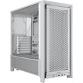 Corsair FRAME 4000D White ATX Modular Mid-Tower Case GPU 430mm CPU 170mm 360mm Radiator USB-C Audio