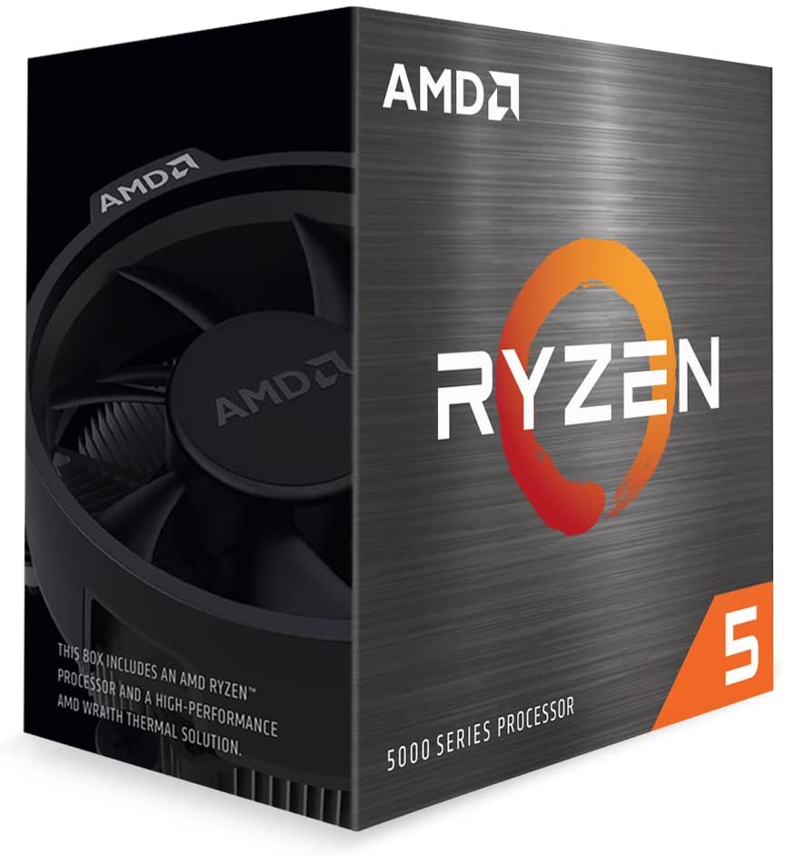 AMD Ryzen 5 5500 6-Core AM4 4.2GHz Desktop Processor with Wraith Stealth Cooler