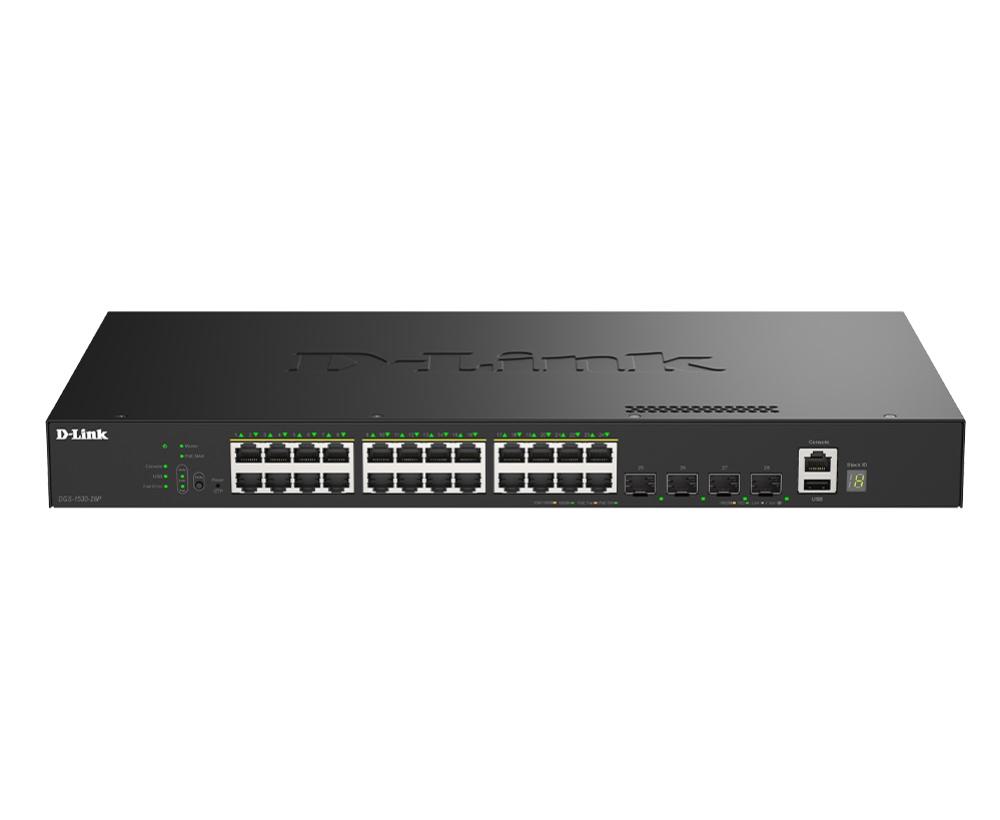 D-Link 28-Port Stackable Smart 370W