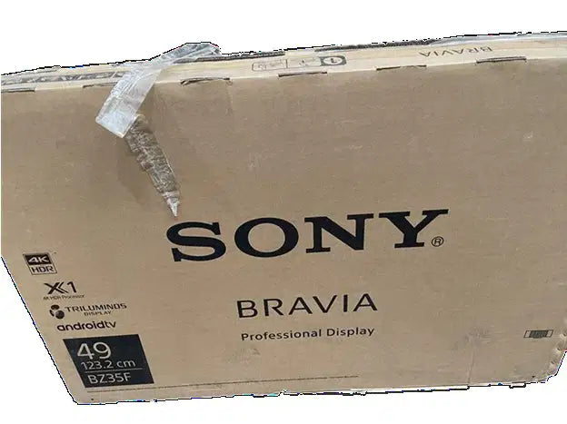 Sony Bravia BZ35F 49" Pro Display. Carton Damaged Stock, 3 Year Warranty