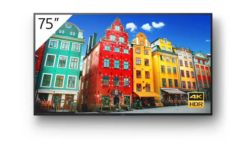 Sony Bravia BZ30J 75" Pro Display. Carton Damaged Stock, 3 Year Warranty